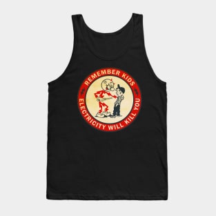 Electricity Kill You Vintage Tank Top